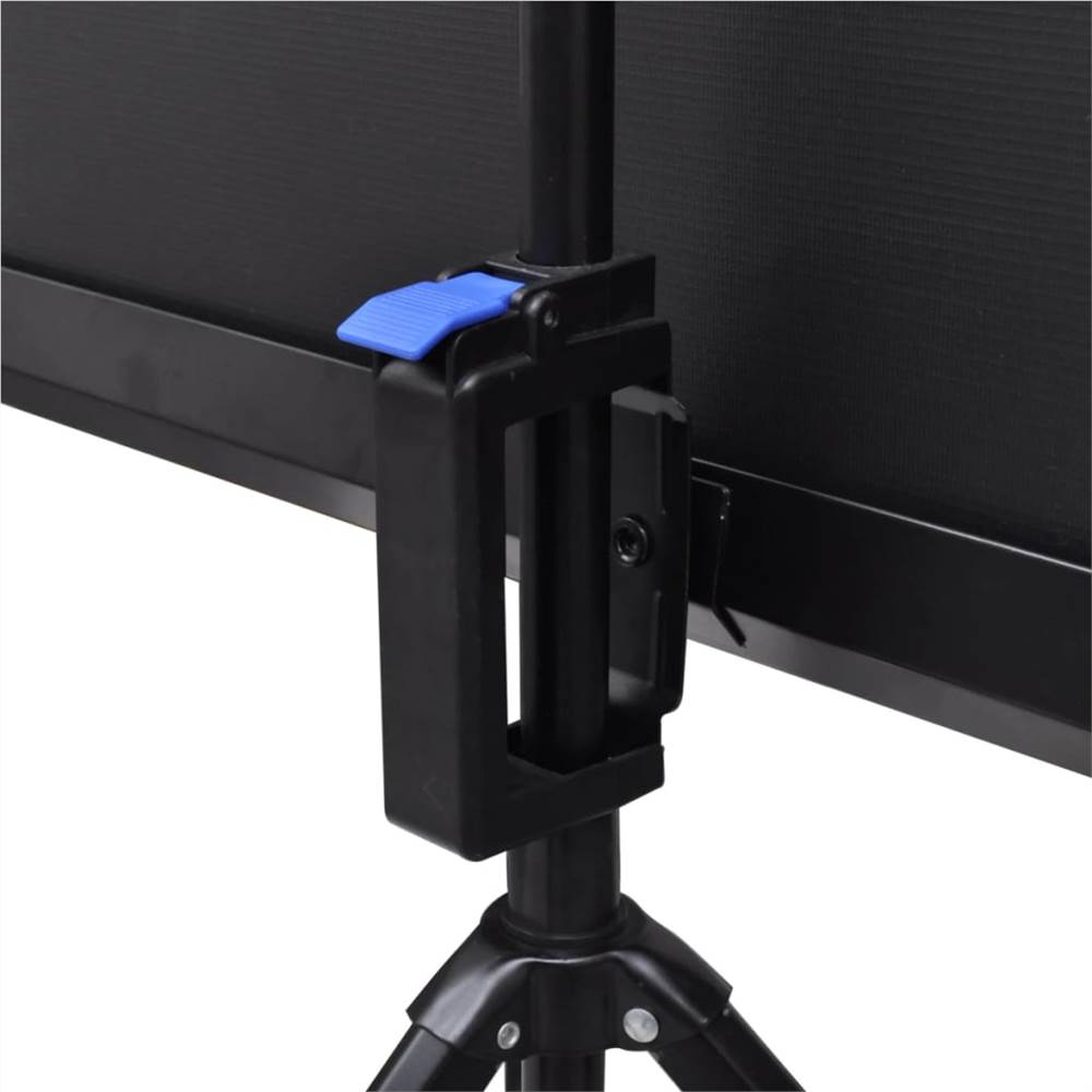 Manual Projection Screen with Height Adjustable Stand 200 x 200 cm 1:1