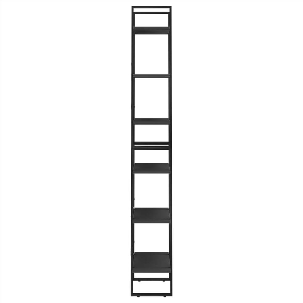 Storage Shelves 2 pcs Black 60x30x210 cm Chipboard