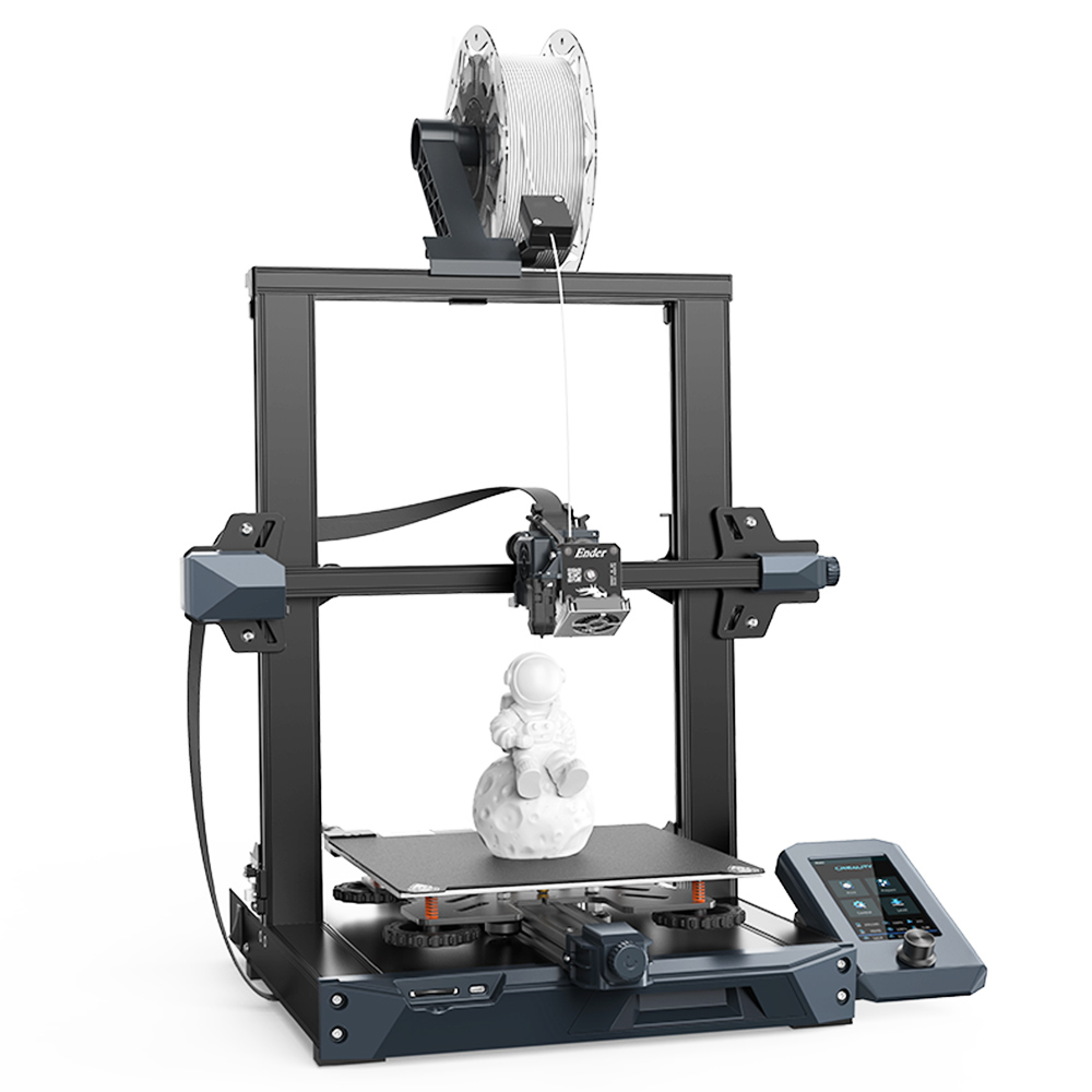 Creality Ender-3 S1 3D-printer, Sprite Dual-gear Direct Extruder, Dual Z-axis Sync, veerblad buigen om print vrij te geven, 220*220*270 mm