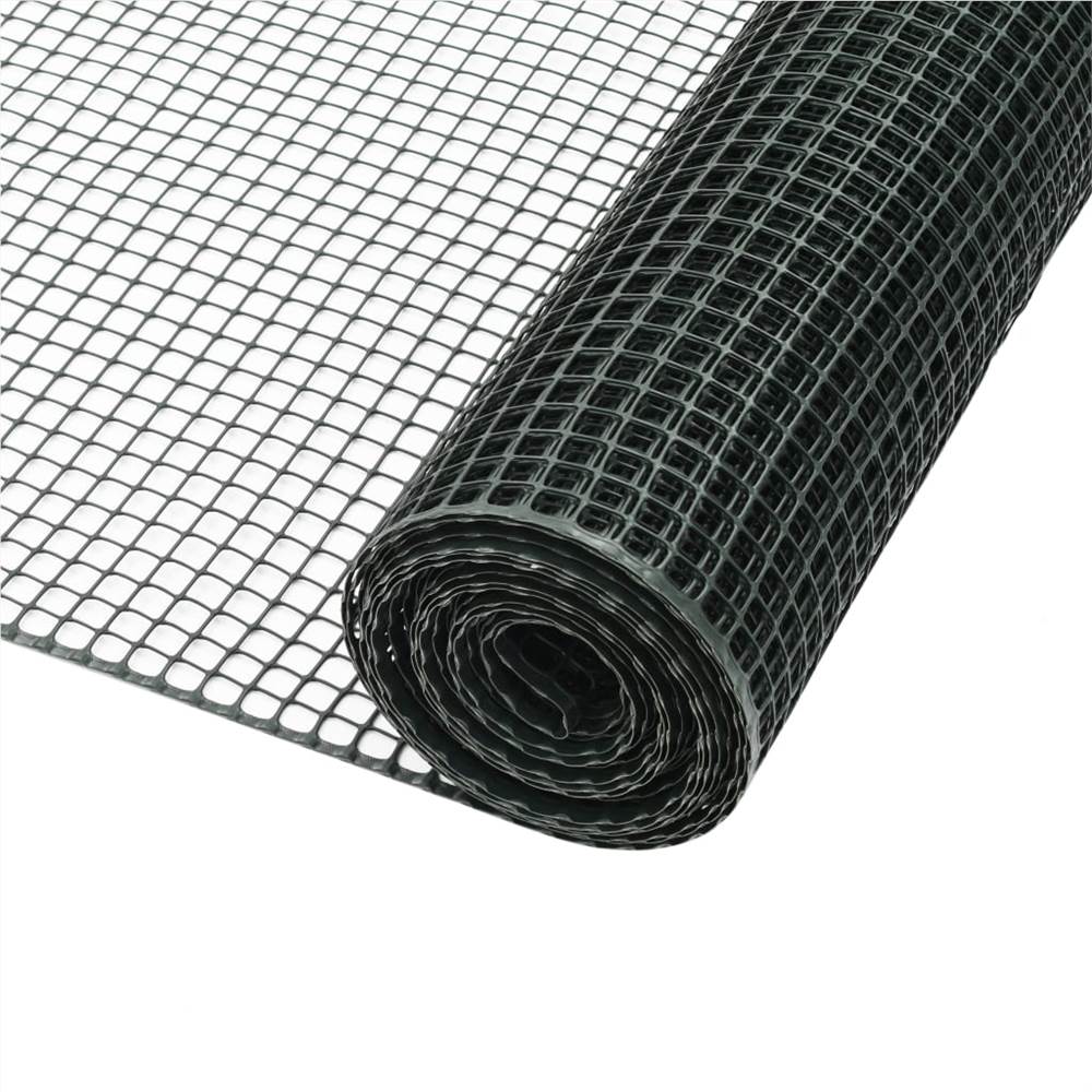 Garden Fence Mesh HDPE 30x0.6 m Green