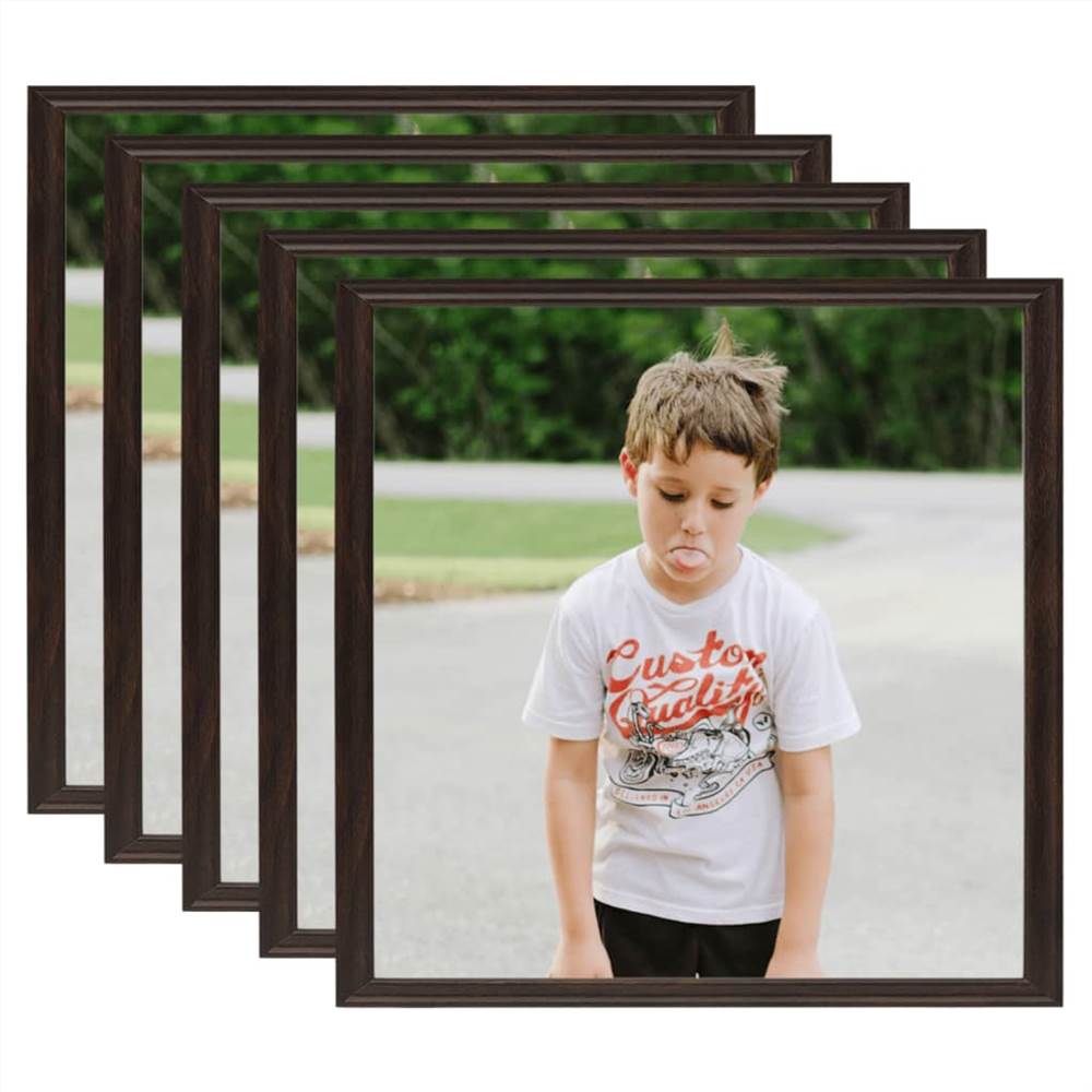 

Photo Frames Collage 5 pcs for Wall or Table Black 30x30 cm MDF