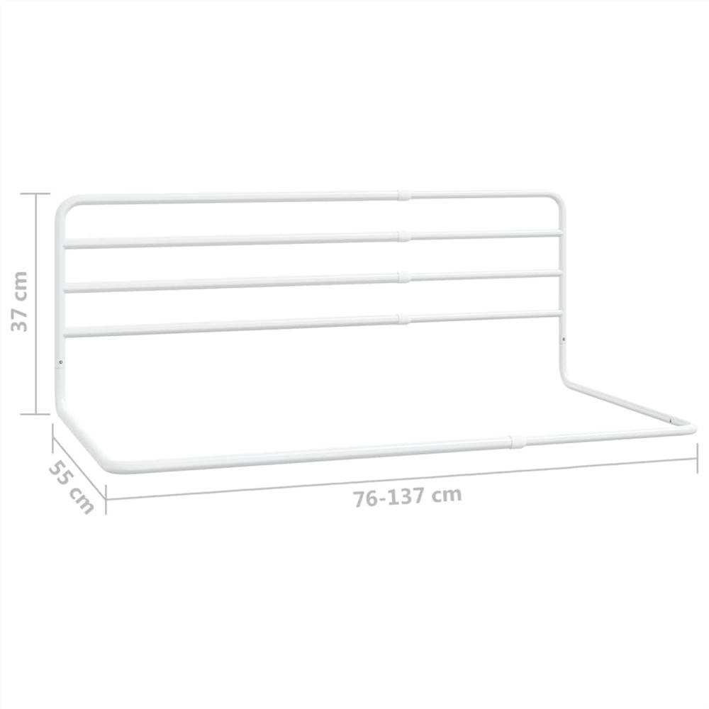 Toddler Safety Bed Rail White (76137)x55 cm Iron