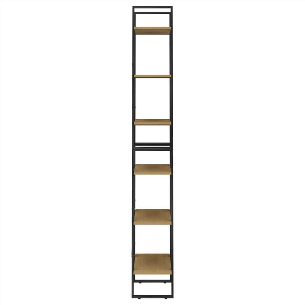 Storage Shelves 2 pcs Brown 60x30x210 cm Solid Pine Wood