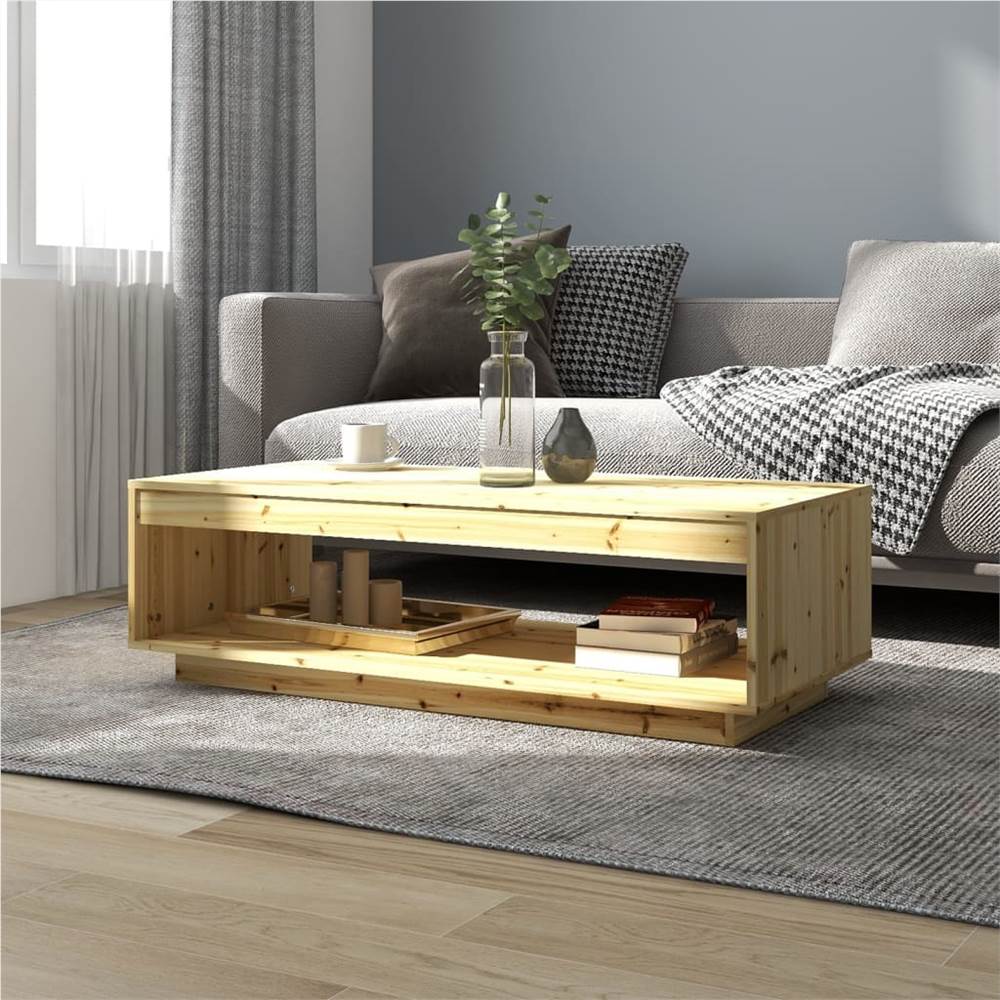 

Coffee Table 110x50x33.5 cm Solid Firwood