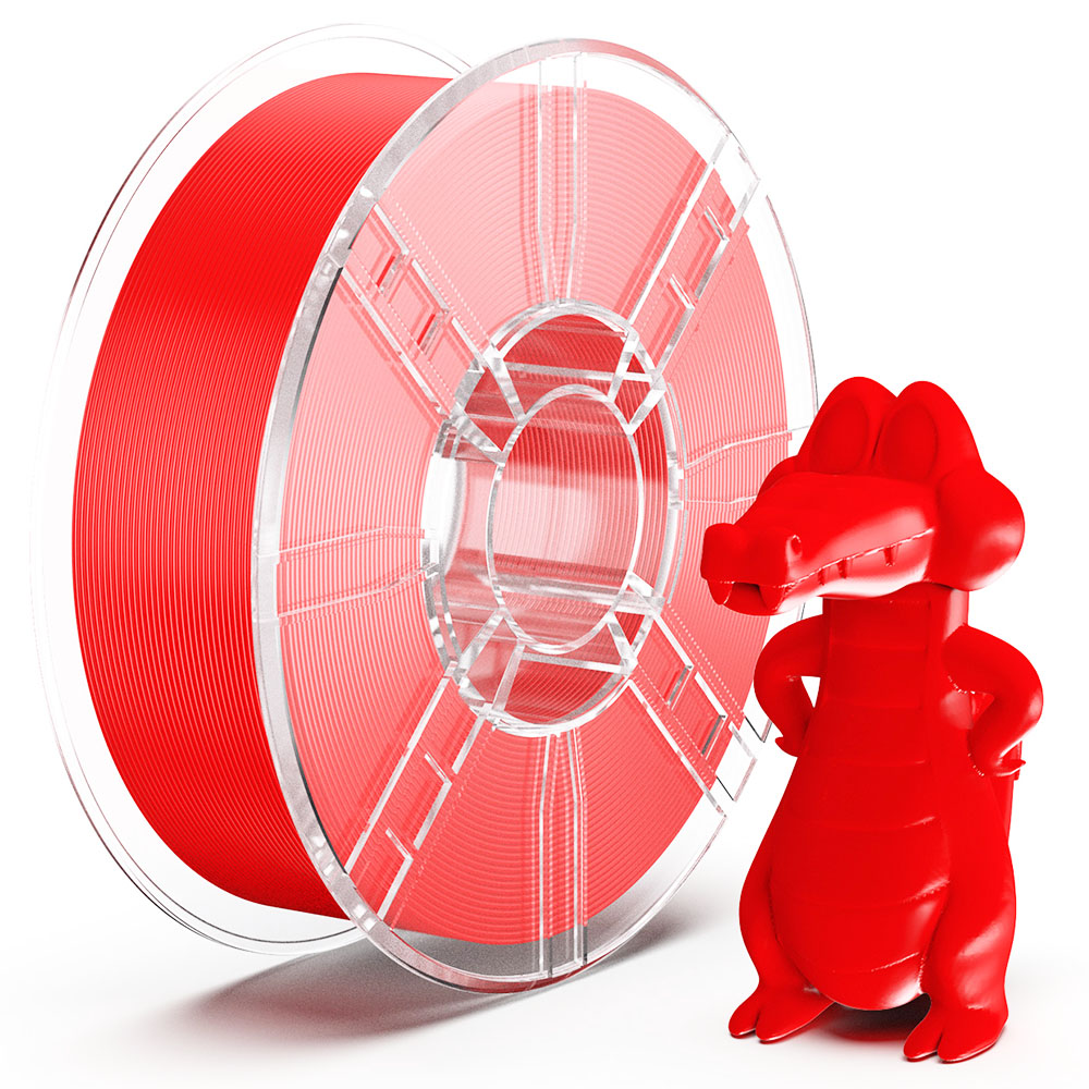 Labists Premium 3D Printer PLA Filament 1.75mm Diameter, 1 Spool / 0.25KG - Red
