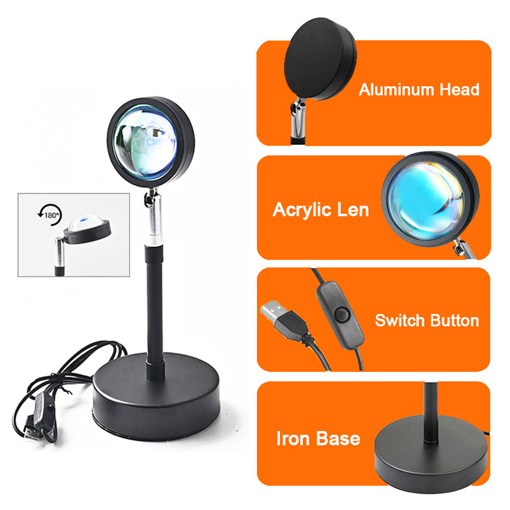 Sunset Lamp RGB 16 Colors APP Control