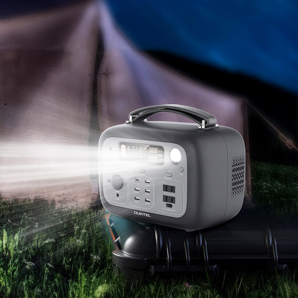 OUKITEL P501 Portable Power Station 505Wh 140400mAh - Grey