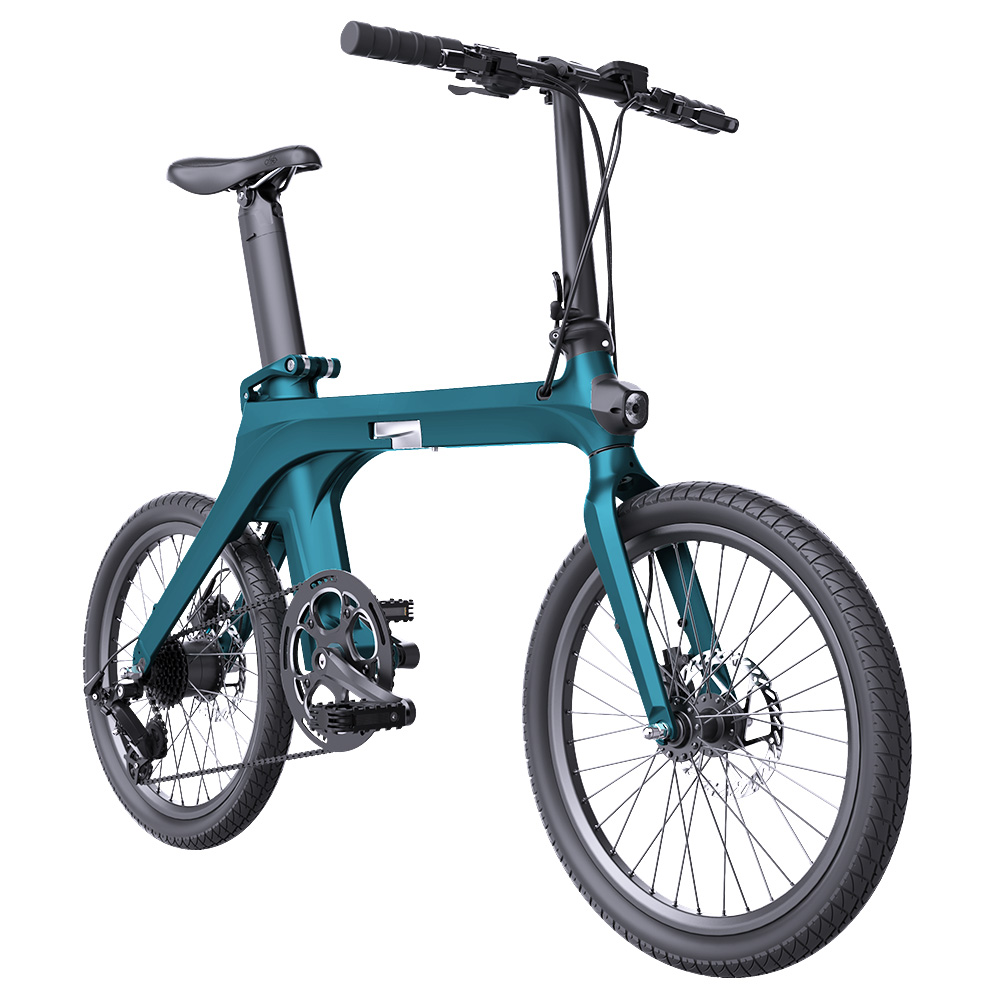 

FIIDO X D31 Folding Electric Moped Bicycle 20 Inches Tire 350W Power 25km/h Max Speed 36V 11.6AH Lithium Battery 130km Range Dual Disc Brakes with LCD Display for Adults Teenagers with Torque Sensor- Blue