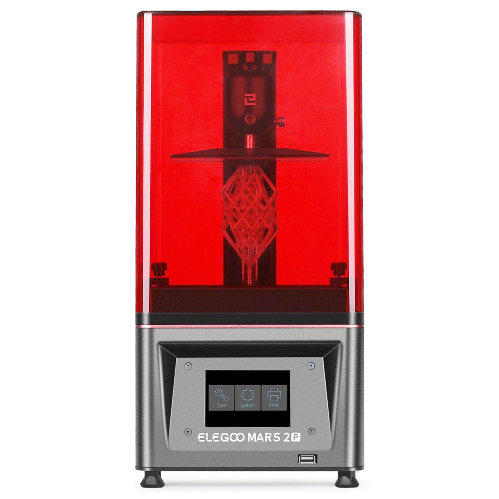 ELEGOO Mars 2 Pro MSLA Resin 3D Printer, 2K Monochrome LCD,129x80x160mm
