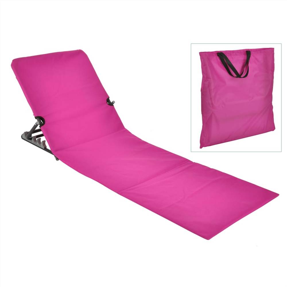 

423981 HI Foldable Beach Mat Chair PVC Pink