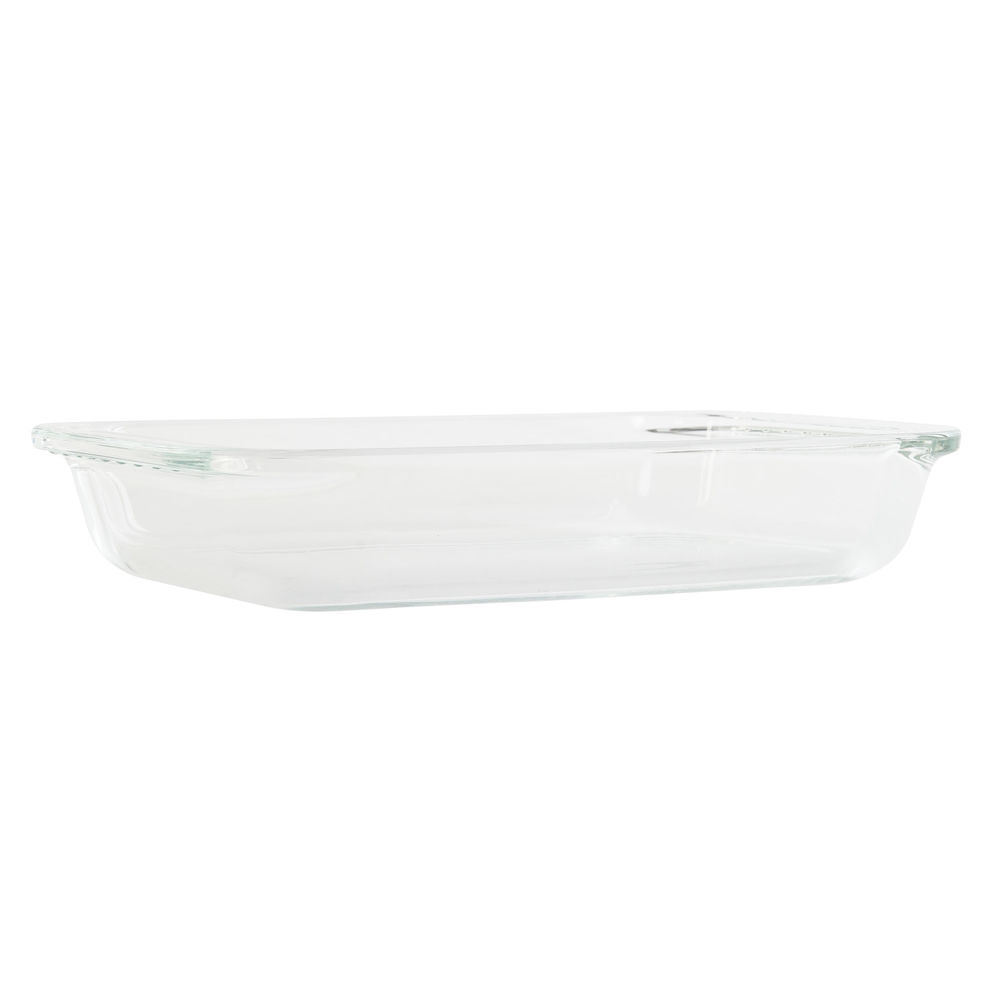 

DKD Home Decor Transparent Borosilicate Glass Baking Tray (25.8 x 15 x 4.5 cm)