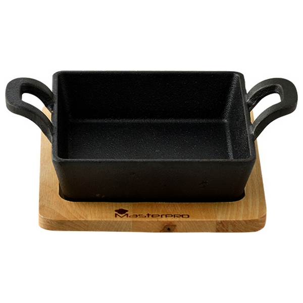 

Masterpro Cast Iron Baking Tray Black (12,6 x 18,5 x 3,6 cm)