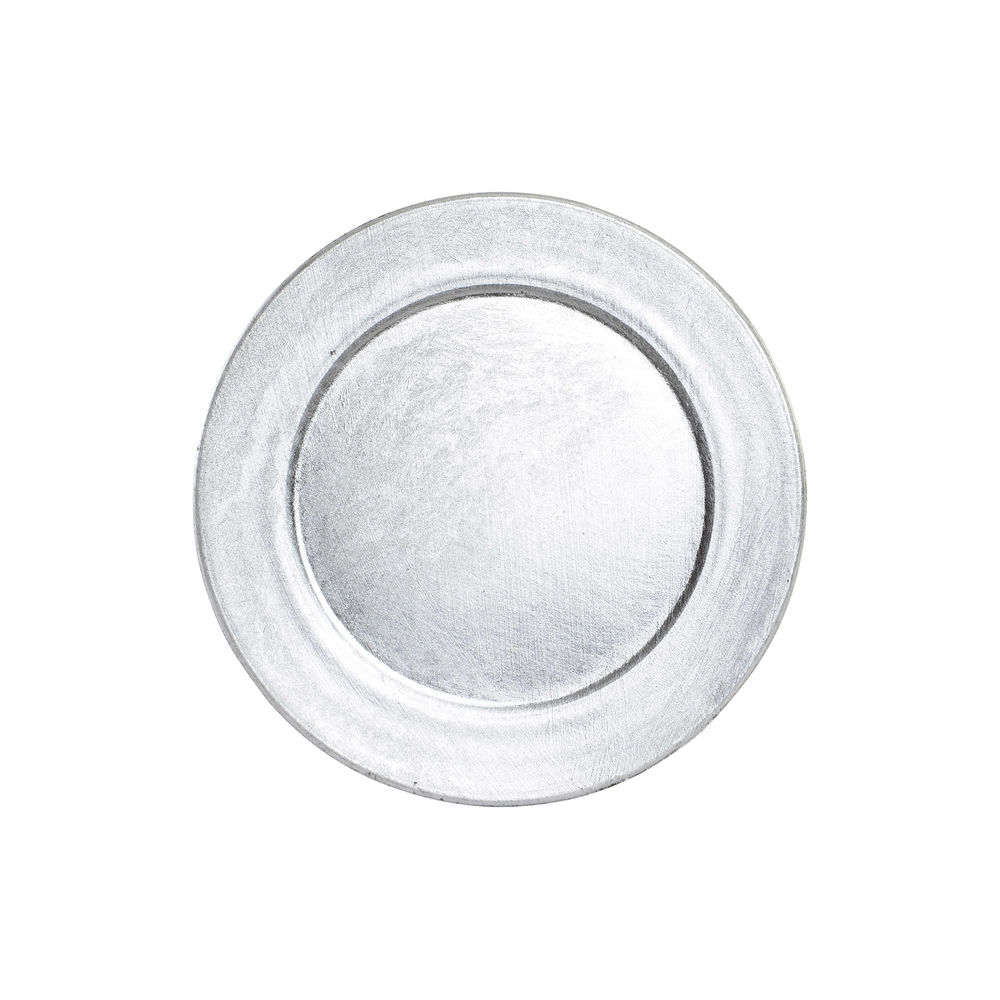 Flat plate DKD Home Decor Silver polypropylene (13 x 13 x 13 cm)