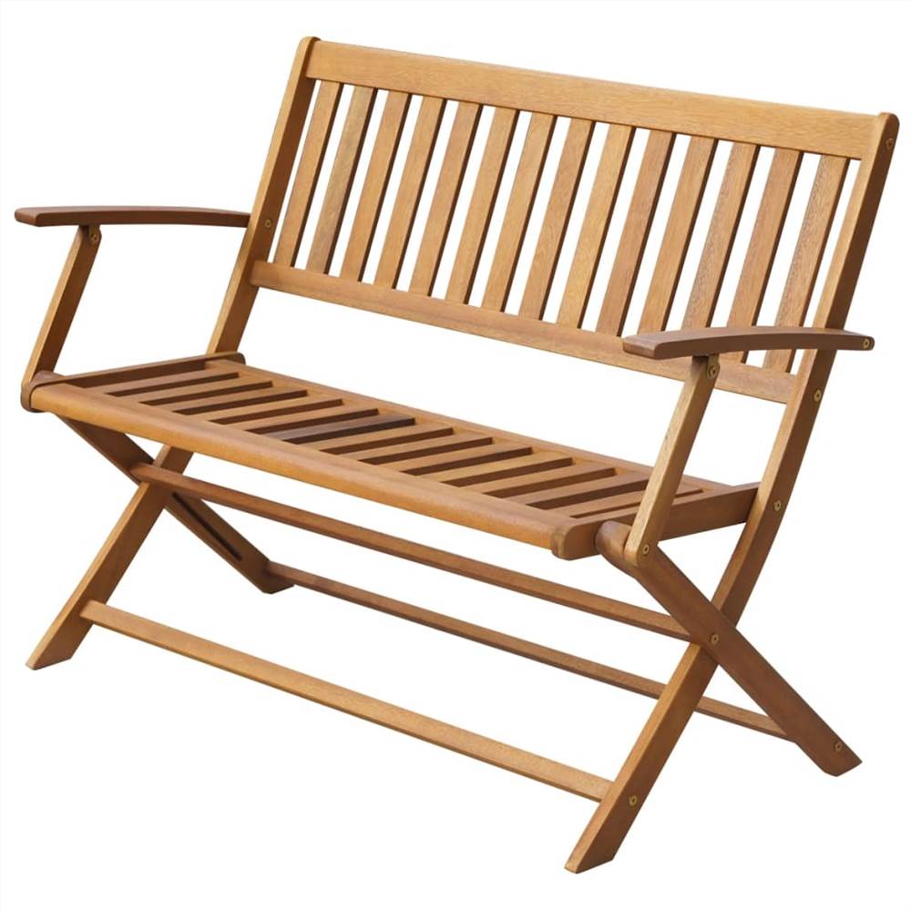 

Folding Garden Bench 120 cm Solid Acacia Wood