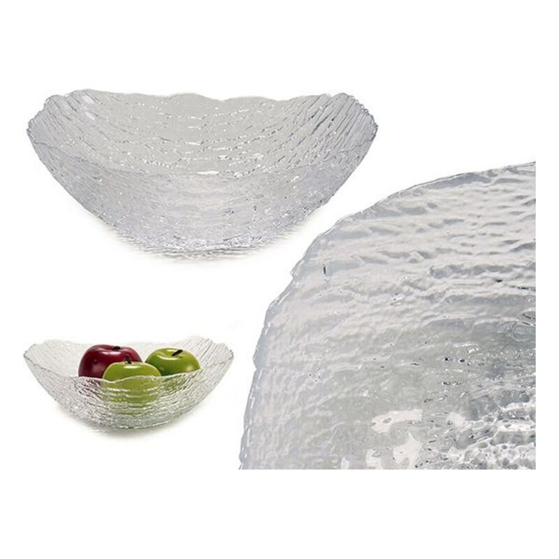 

Vivalto Anna 2000ml Transparent Glass Fruit Bowl (24 x 8,5 x 25 cm)