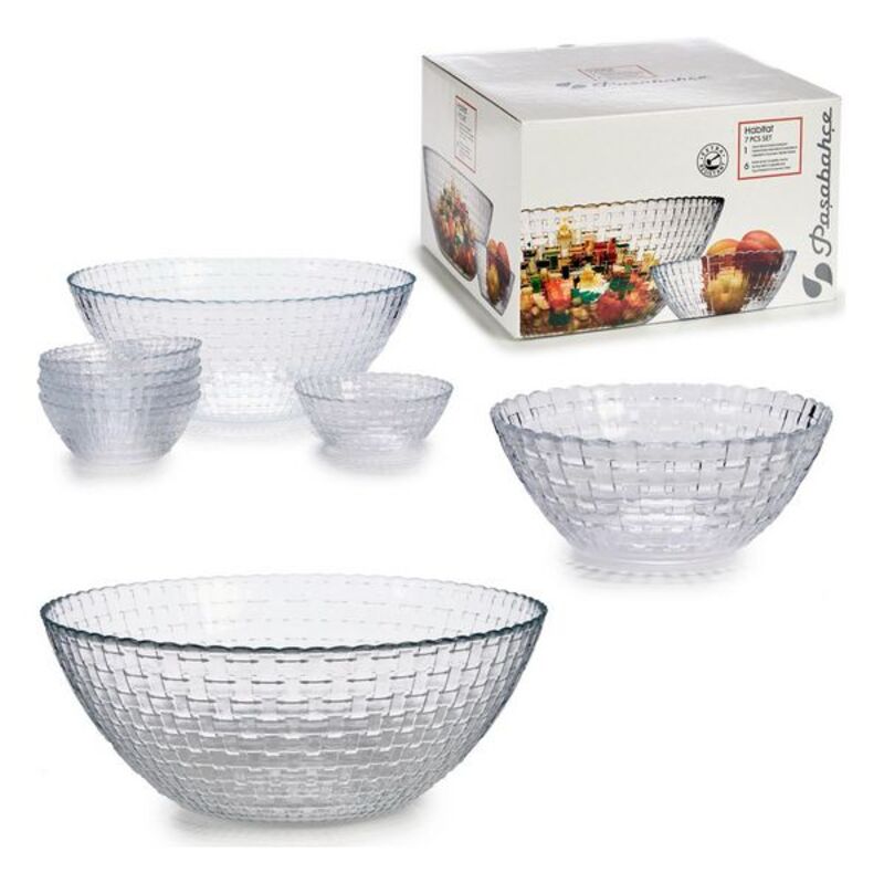 

7 Pieces Glass Bowl Set (25,5 x 16 x 25,5 cm)