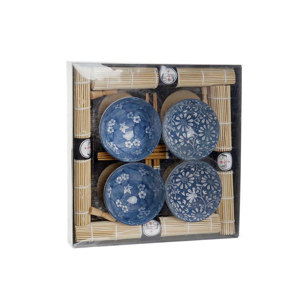 

DKD Home Decor Ceramic Bamboo Sushi Set (20 pcs) (35 x 35 x 5,5 cm)