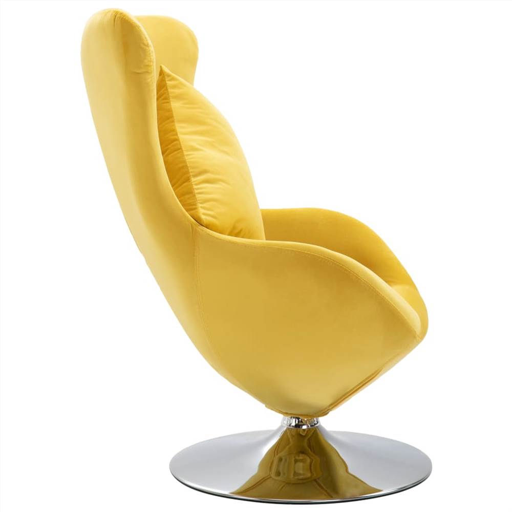 Кресло желтое крутящееся