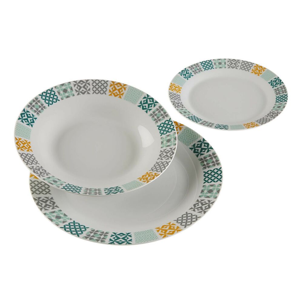 

Aqua Karlsen 18 Pieces Tableware