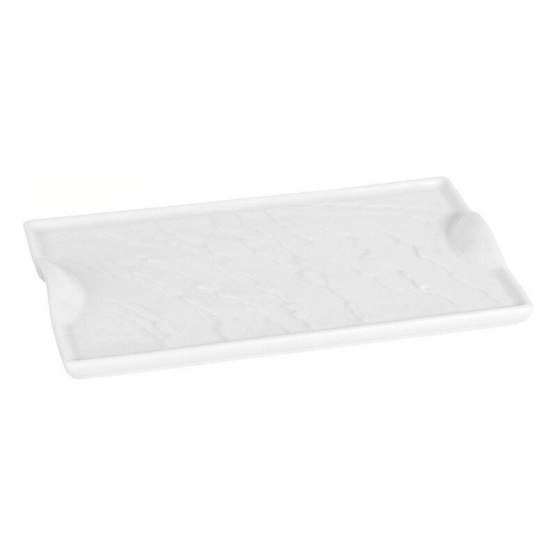 

Casual Porcelain Tray White (20 x 12 x 2 cm)