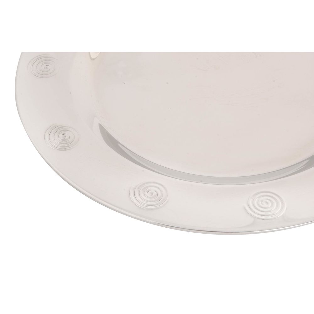 Underplate DKD Home Decor Silver Stainless steel (30 x 30 x 0.5 cm)