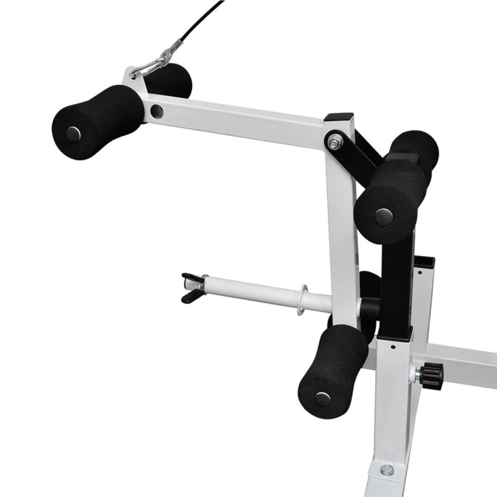 Weight Bench with Weight Rack, Barbell and Dumbbell Set 90 kg
