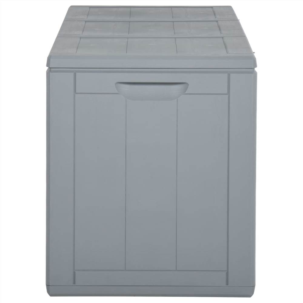 Garden Storage Box 270L Grey PP