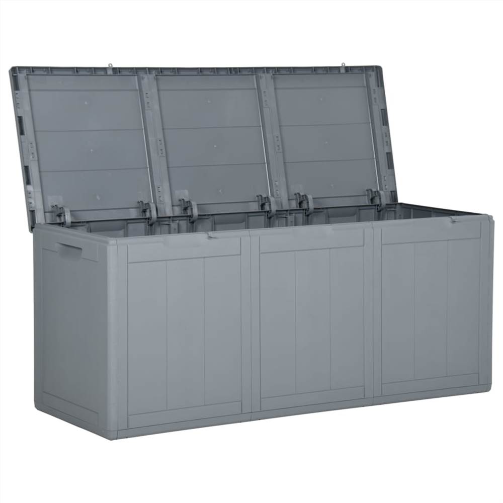 Garden Storage Box 270L Grey PP