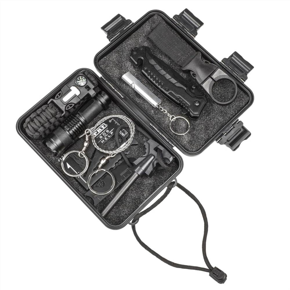 HI Survival Kit Set with 10 pcs Black