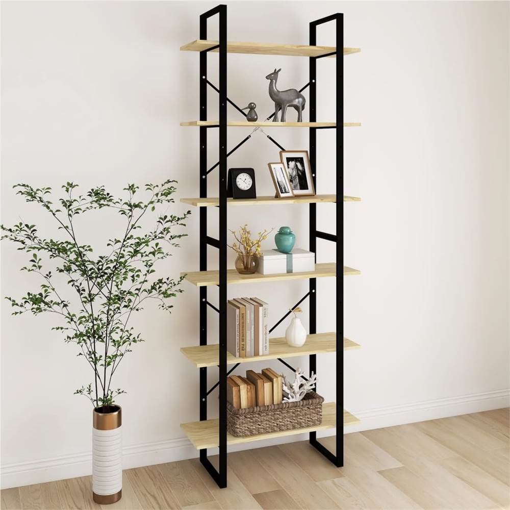 

High Cabinet 80x30x210 cm Solid Pine Wood