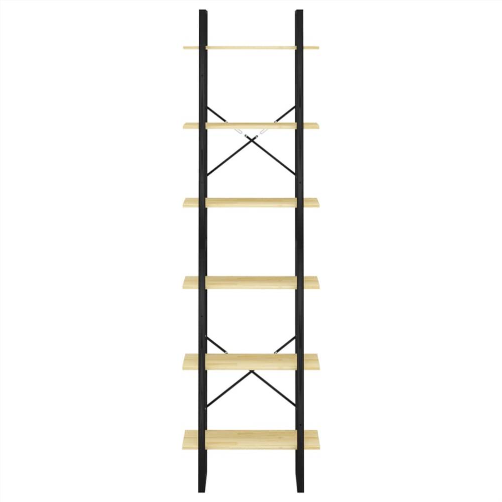 Storage Shelf 60x30x210 cm Solid Pine Wood