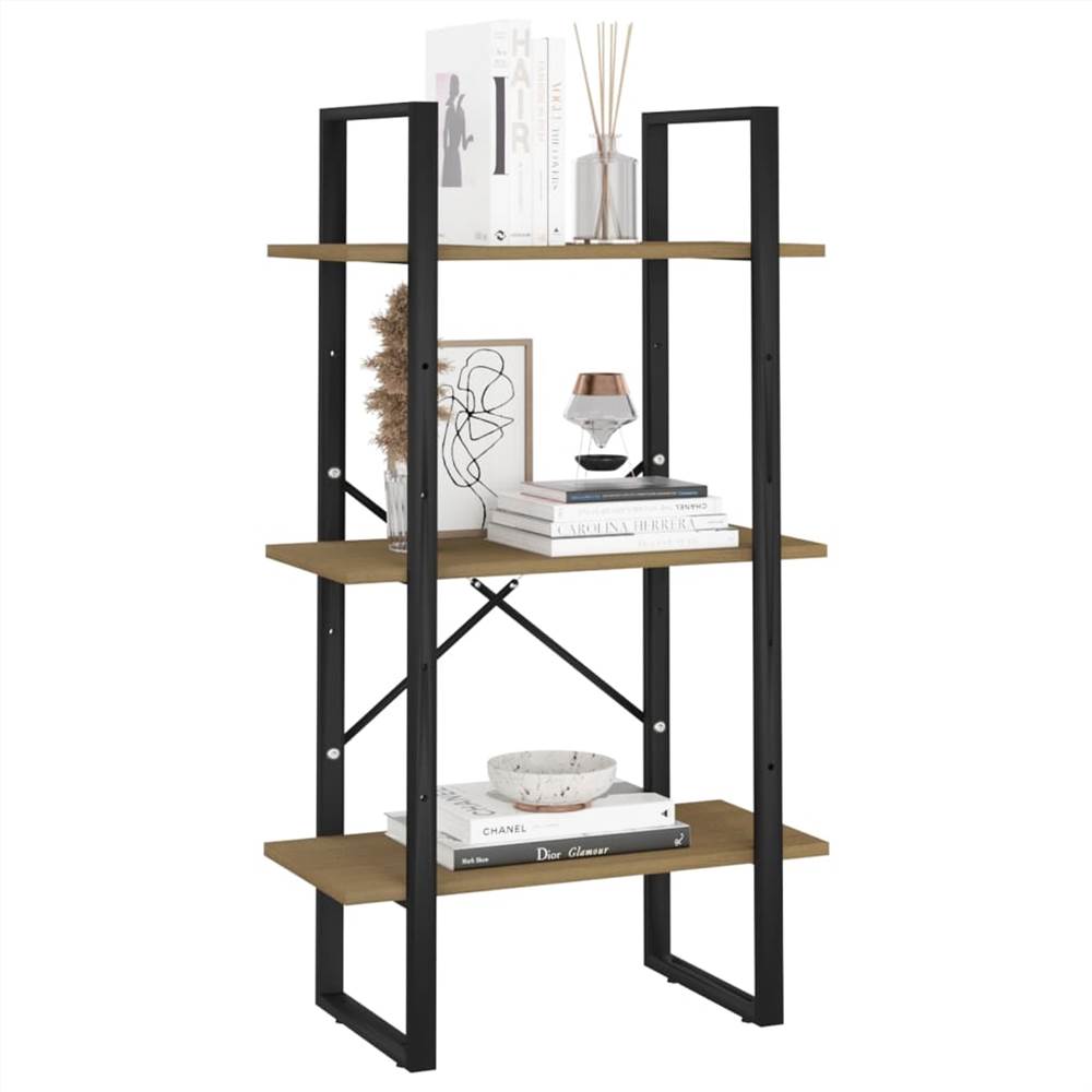 Storage Shelf Brown 60x30x105 cm Solid Pine Wood