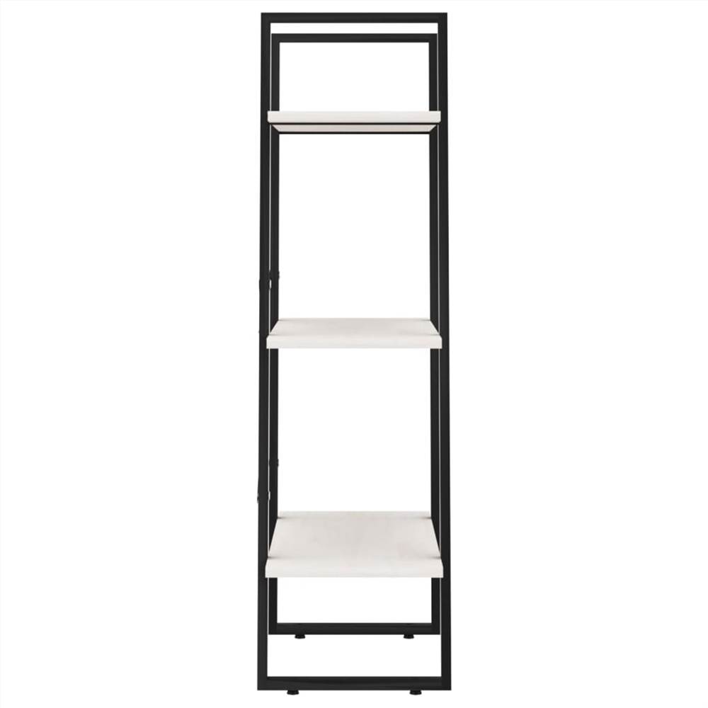 Storage Shelf White 60x30x105 cm Solid Pine Wood