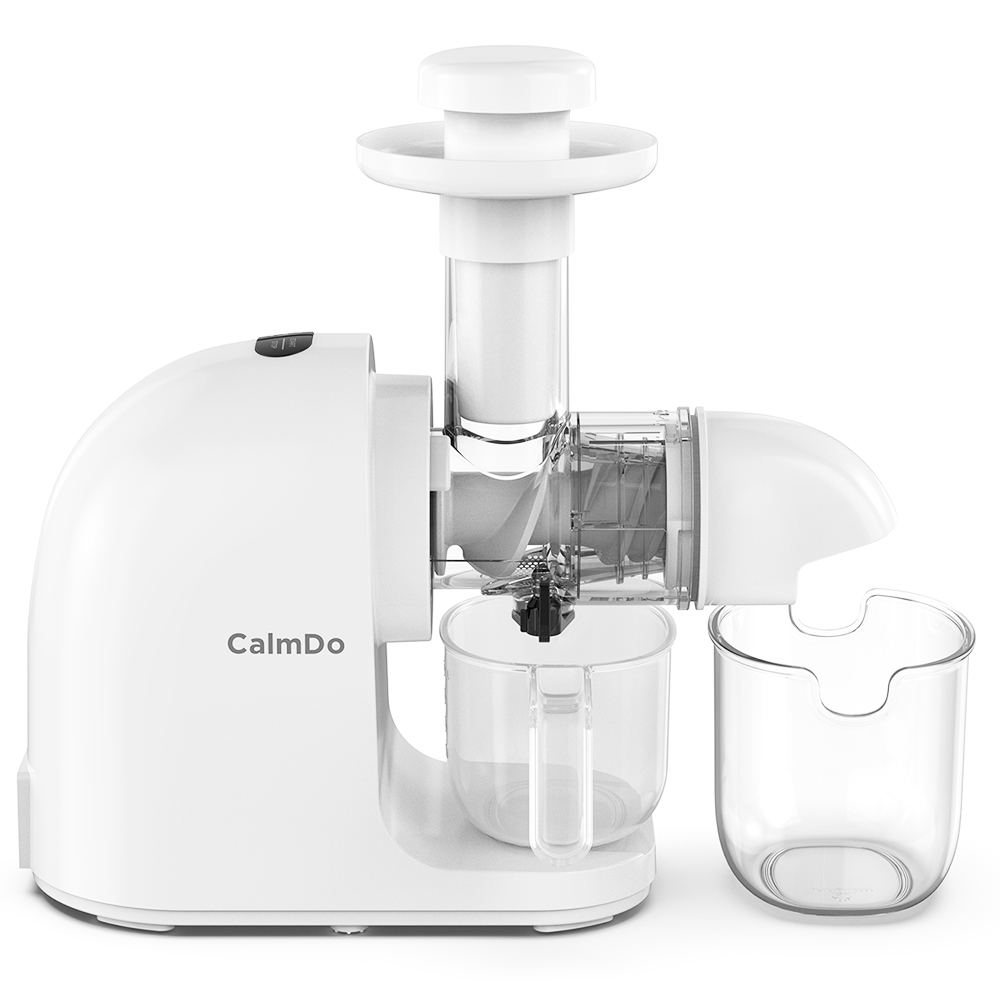 Calmdo E3C Multifunction Slow Juicer 140W Power Easy to Clean White