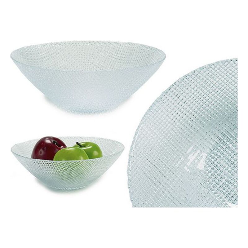 

Vivalto Fizz Transparent Glass 2000 ml Fruit Bowl (25 x 8 x 25 cm)