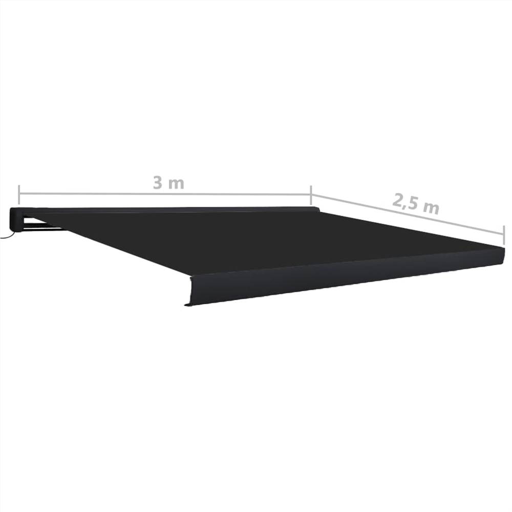 Motorised Cassette Awning 300x250 cm Anthracite