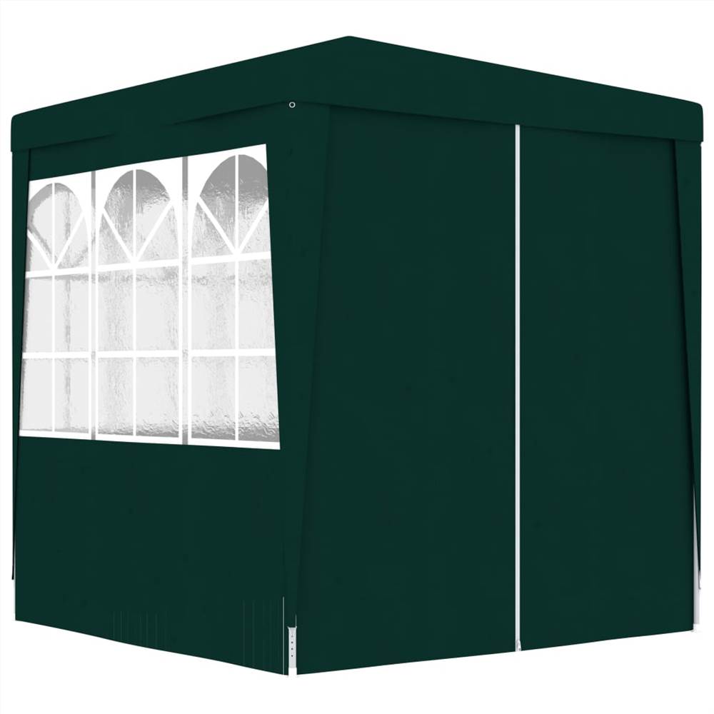 

Professional Party Tent with Side Walls 2x2 m Green 90 g/m