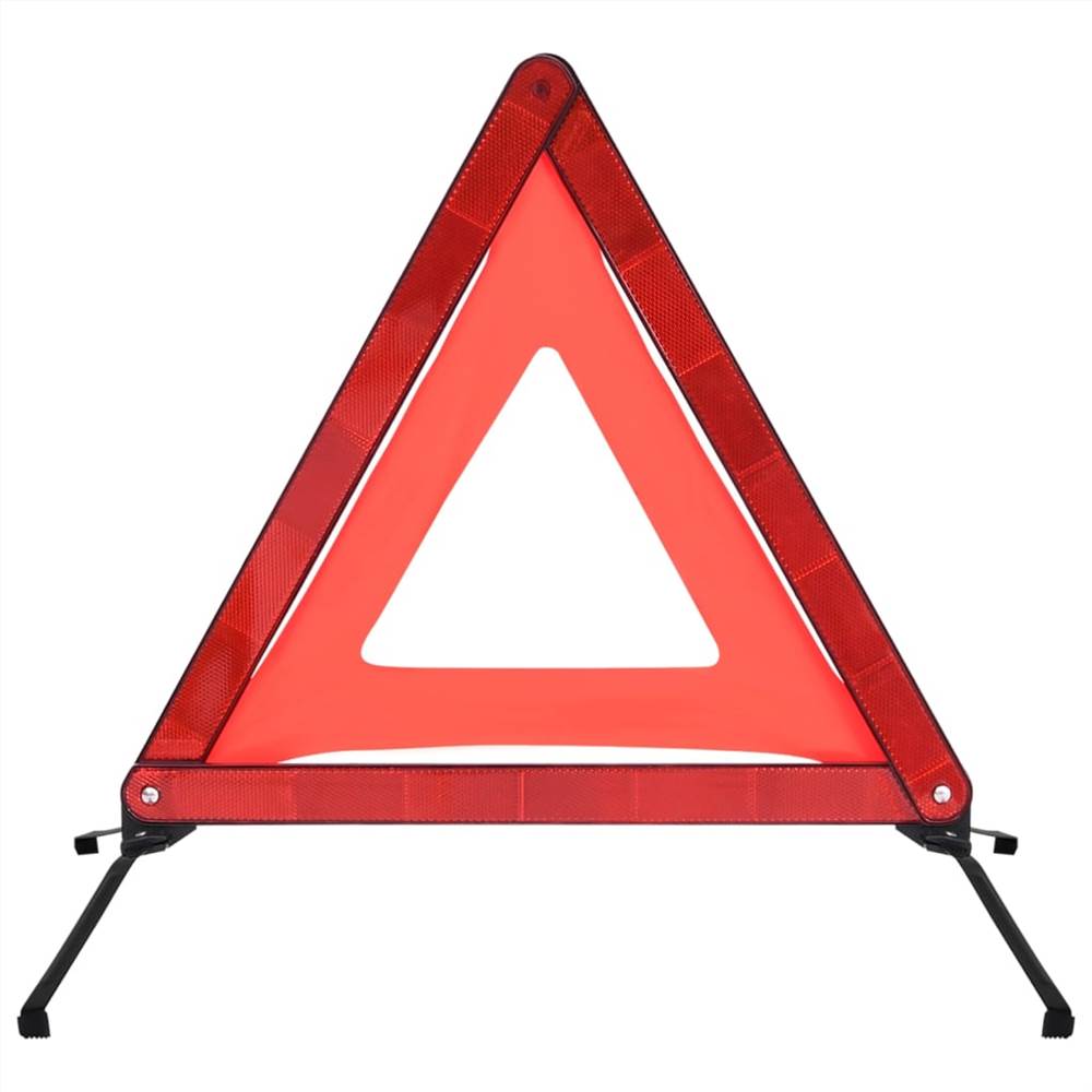 Traffic Warning Triangles 10 pcs Red 56.5x36.5x44.5cm