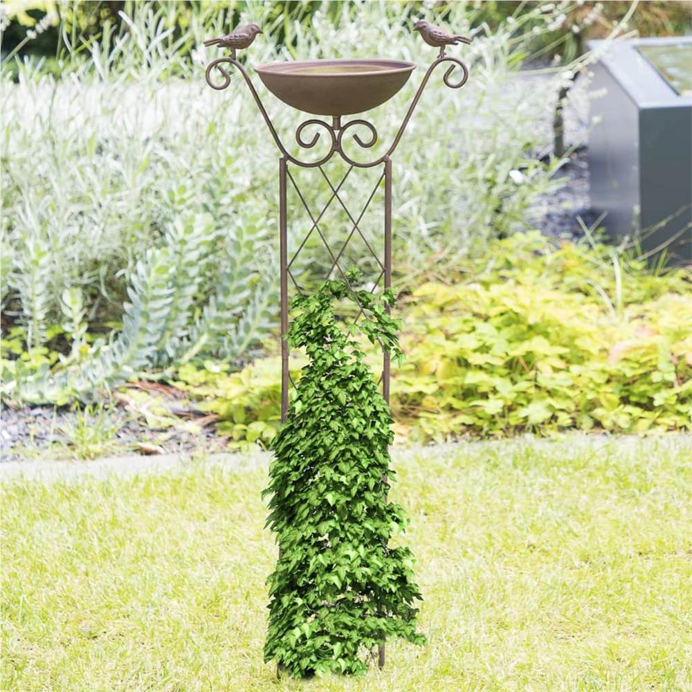 

HI Bird Feeder with Plant Support Brown