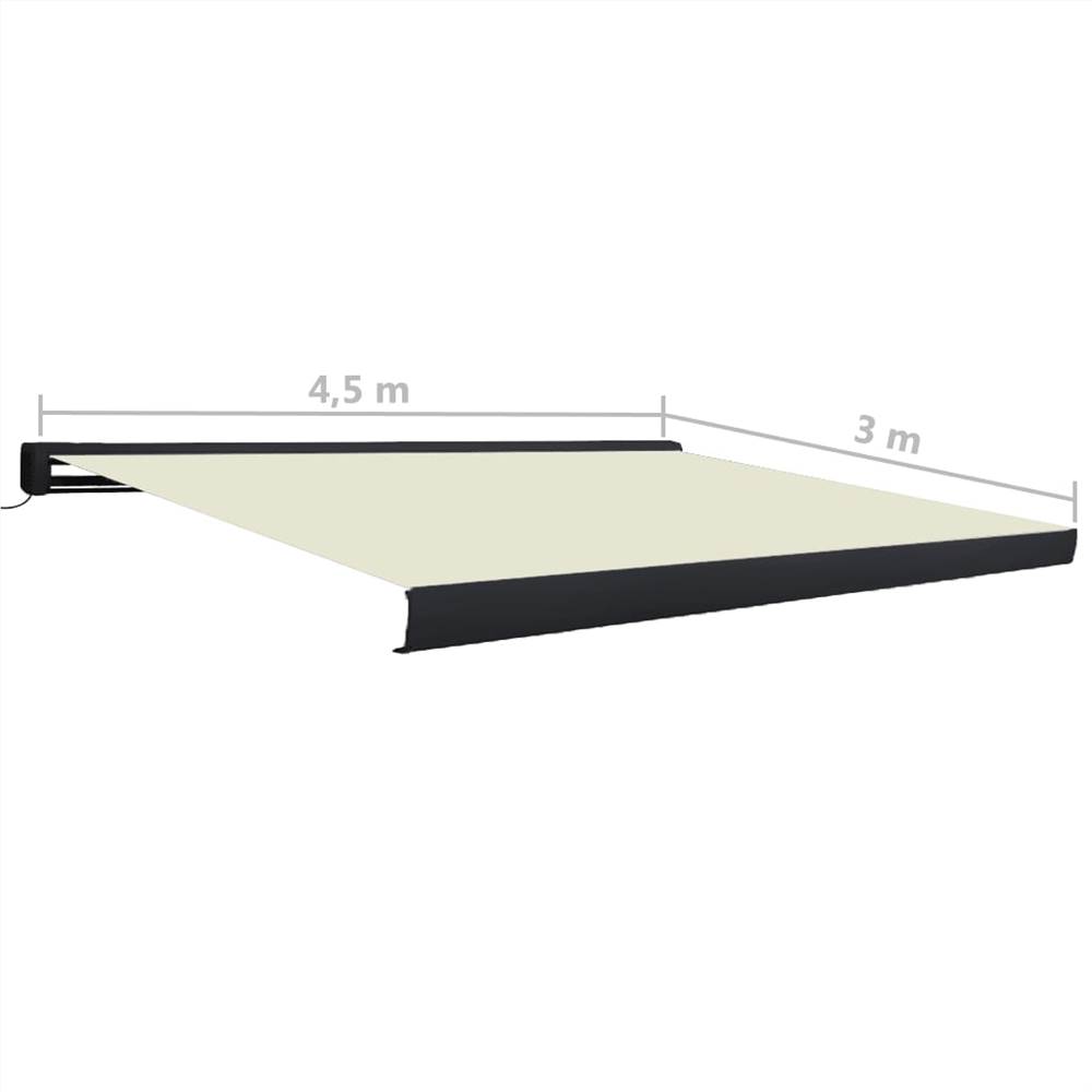 Motorised Cassette Awning 450x300 cm Cream