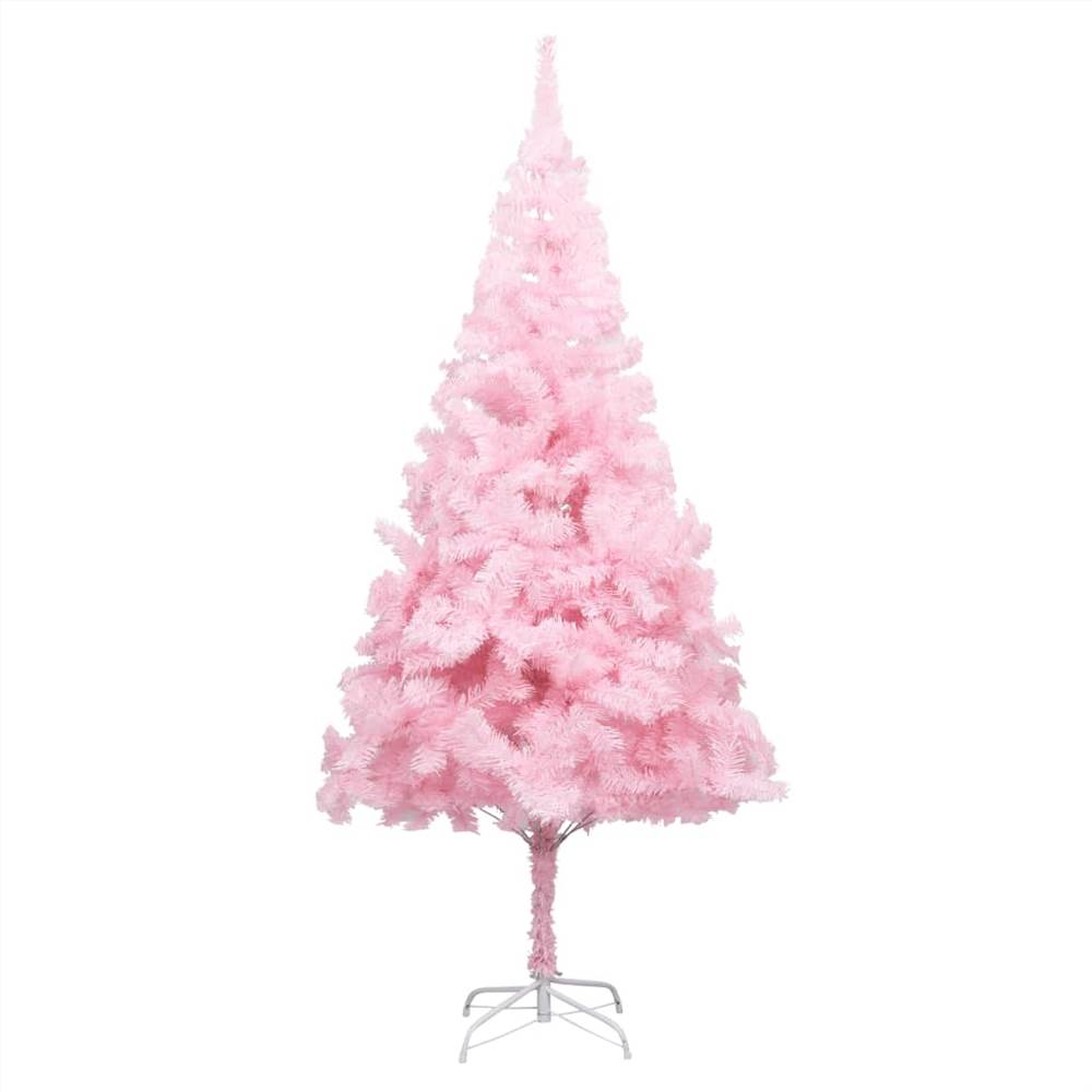 

Artificial Christmas Tree with Stand Pink 180 cm PVC