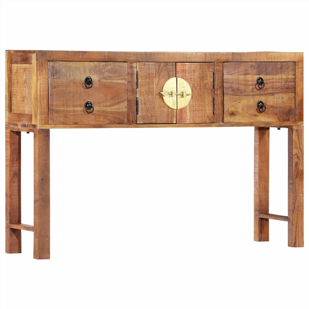 Console Table 120x30x80 cm Solid Acacia Wood