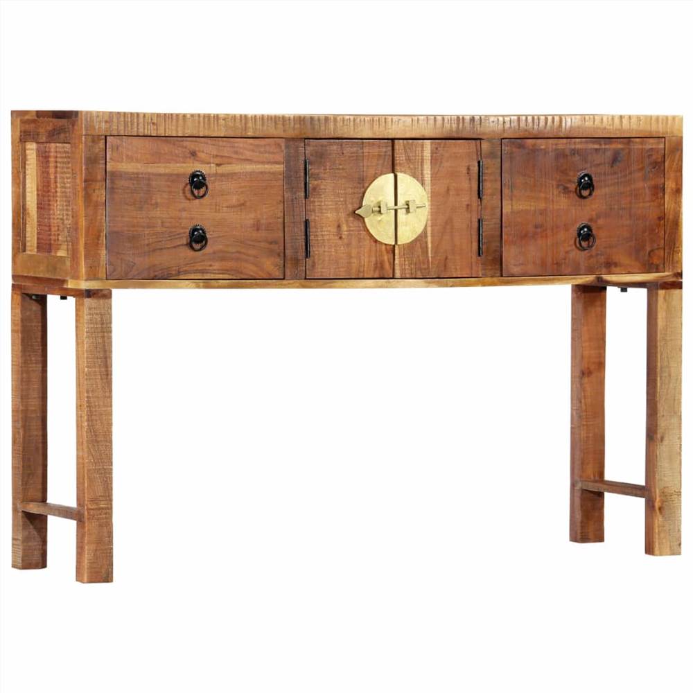 Console Table 120x30x80 cm Solid Acacia Wood