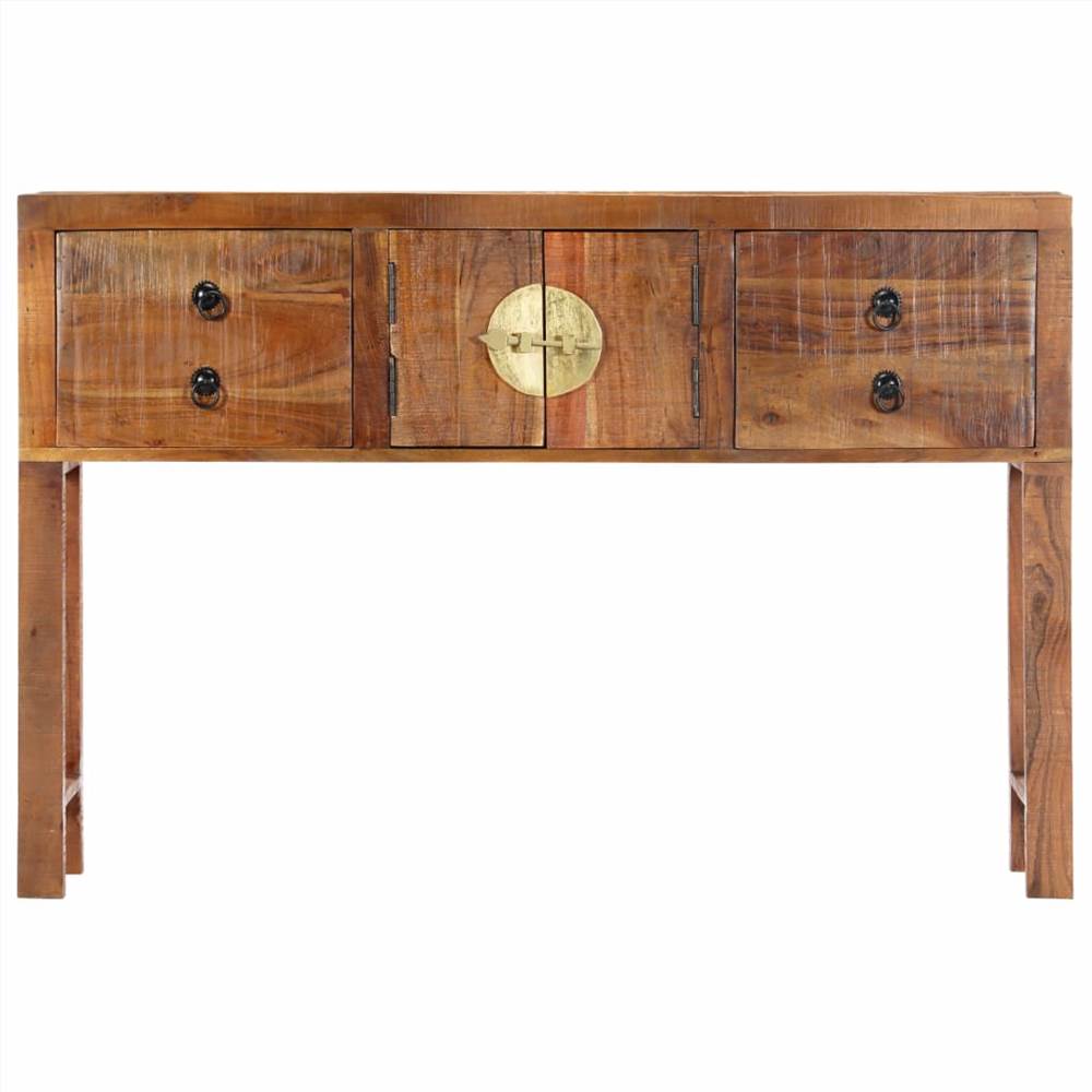 Console Table 120x30x80 cm Solid Acacia Wood