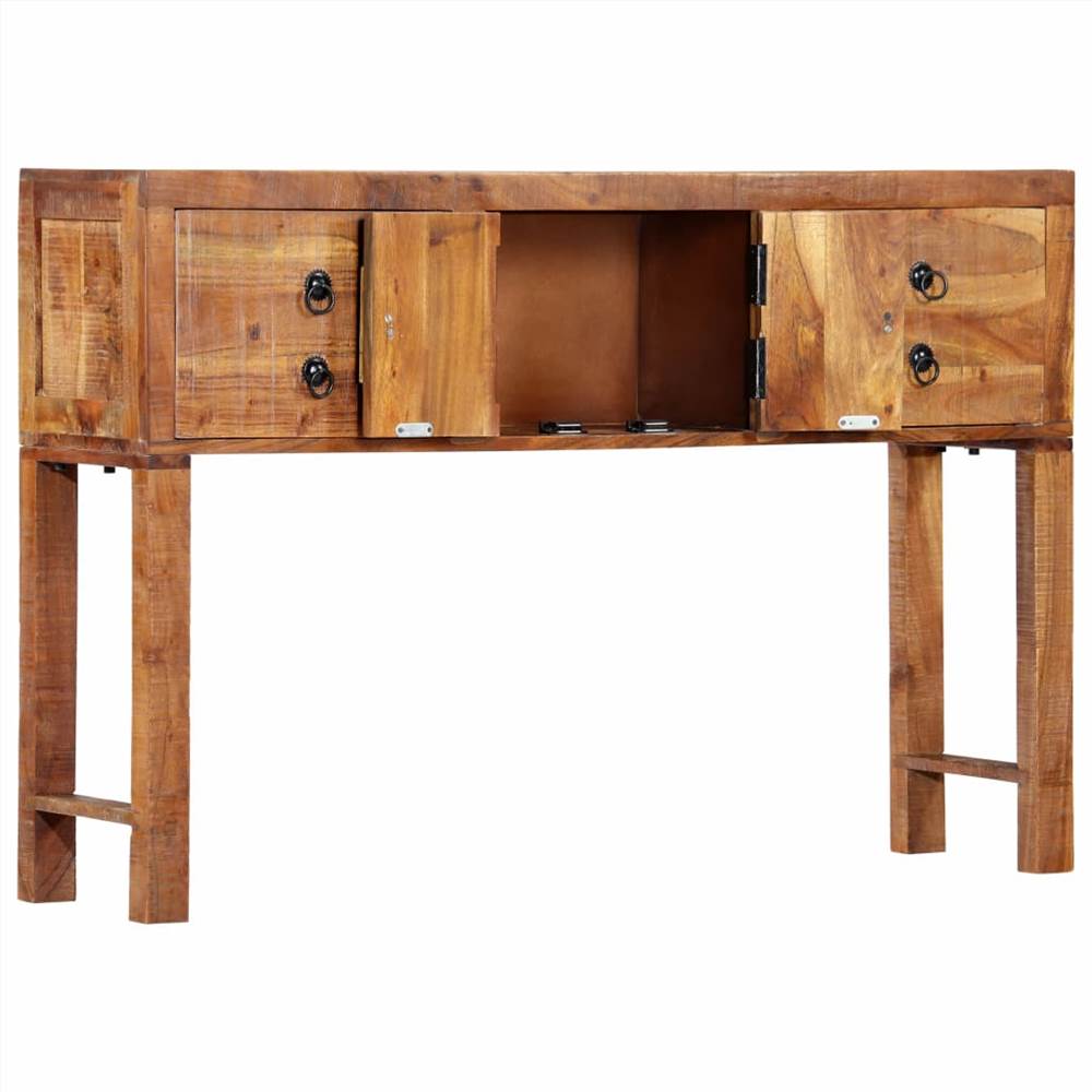 Console Table 120x30x80 cm Solid Acacia Wood