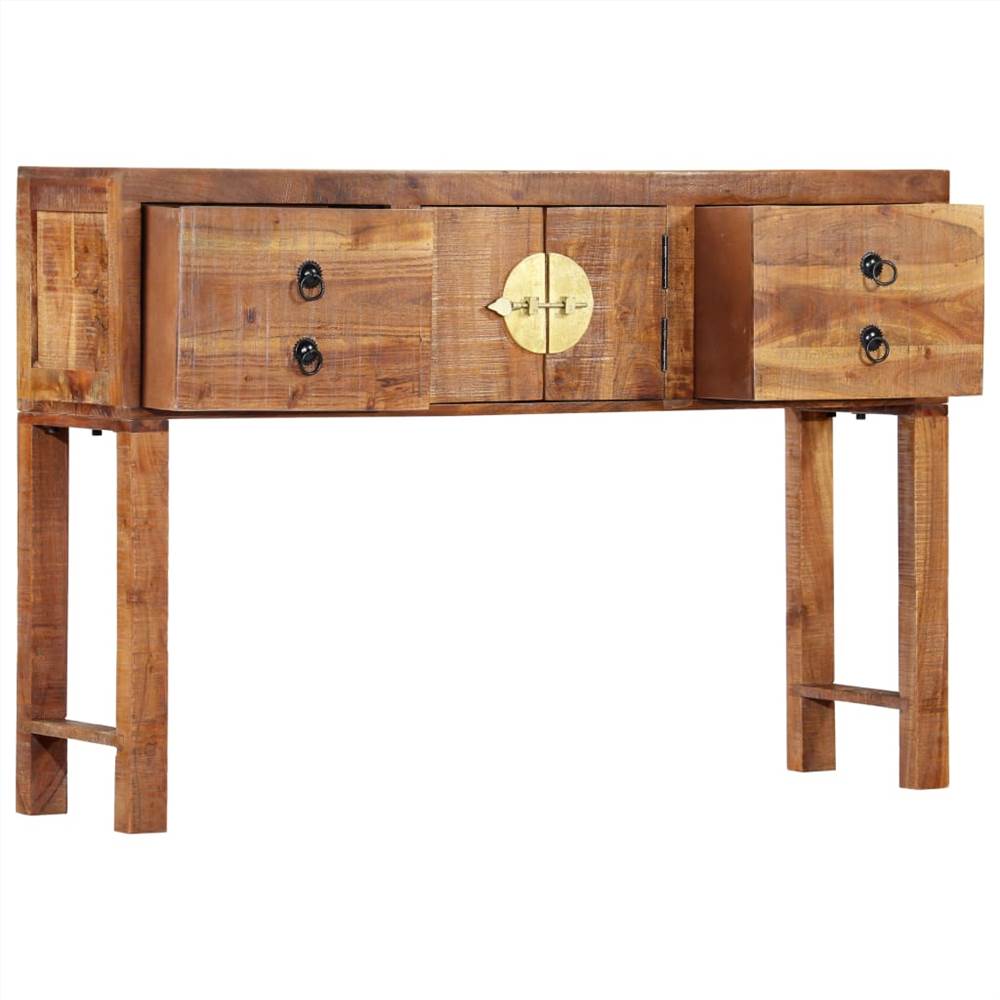 Console Table 120x30x80 cm Solid Acacia Wood