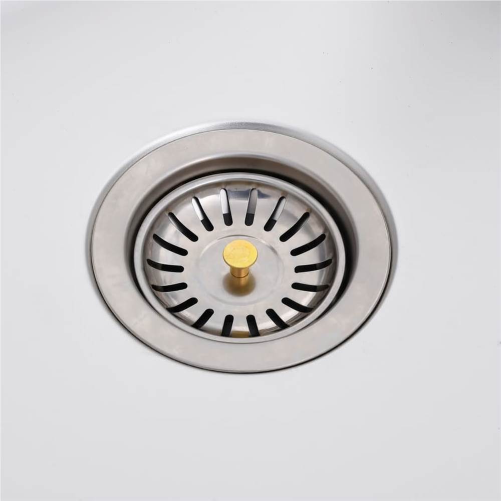 Camping Sink Single Basin with Tap Stainless Steel