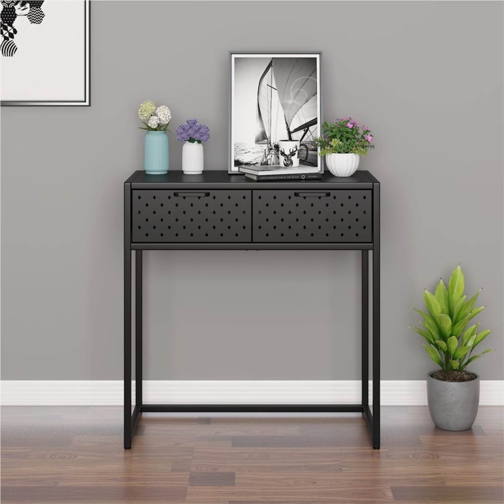 

Console Table Anthracite 72x35x75 cm Steel