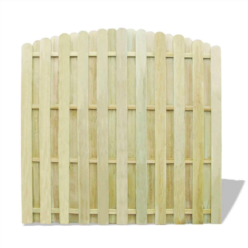 Fence Panel Impregnated Pinewood 180x(165-180) cm