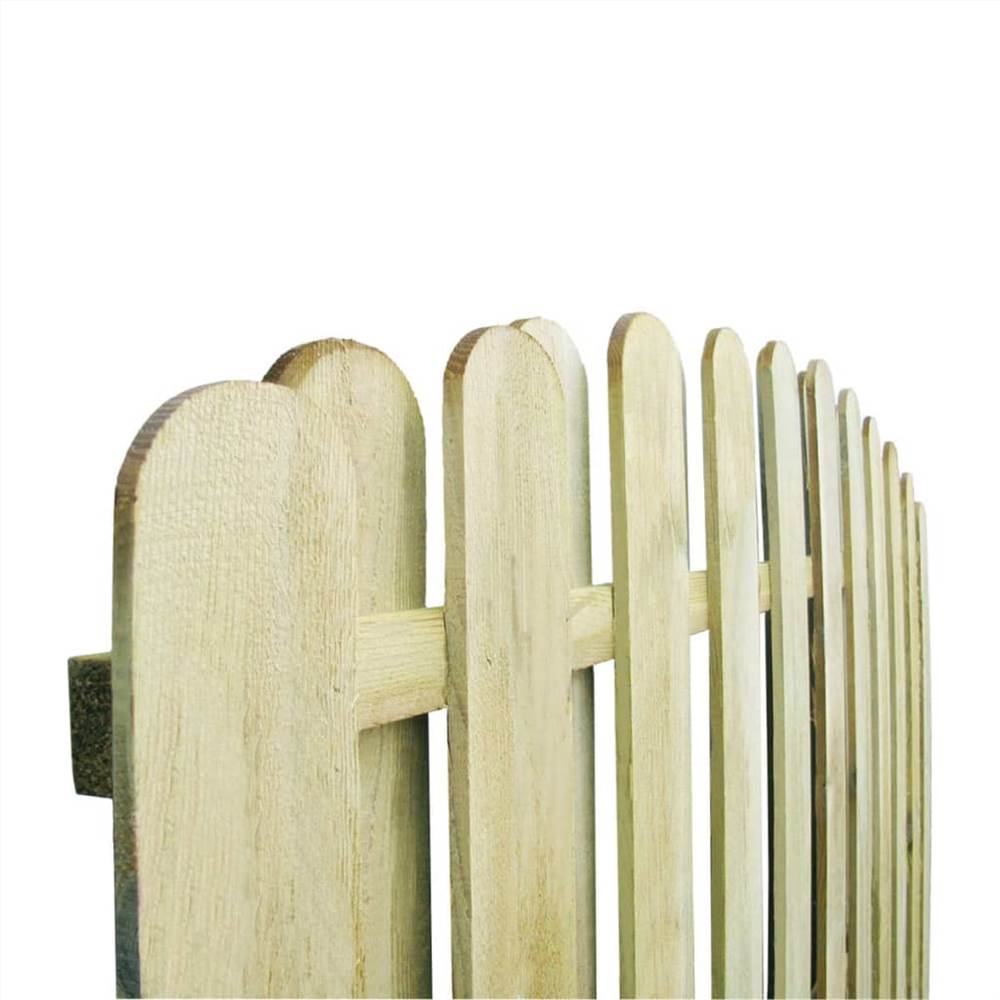 Fence Panel Impregnated Pinewood 180x(165-180) cm
